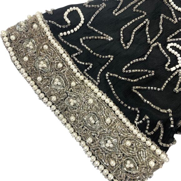 Vtg beaded cropped jacket / stand out from the crowd in this slik 1/2 sl… - Picture 8 of 10